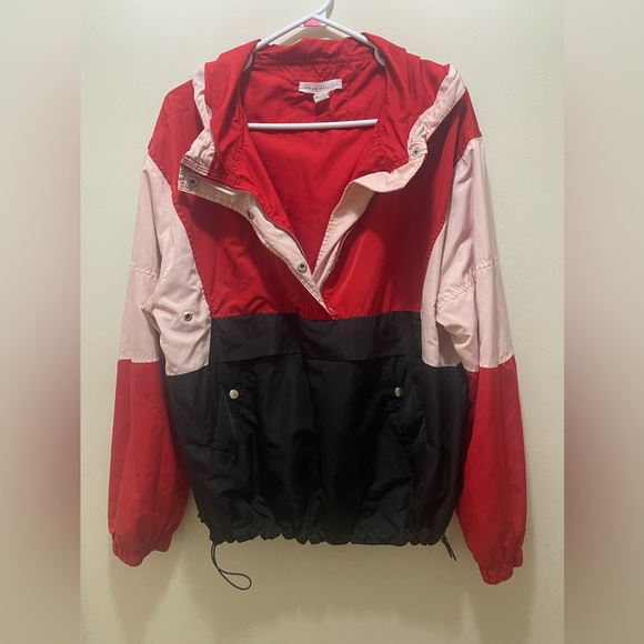 Roots Red with Black Full Zip Jacket Women XXL - Picture 1 of 6